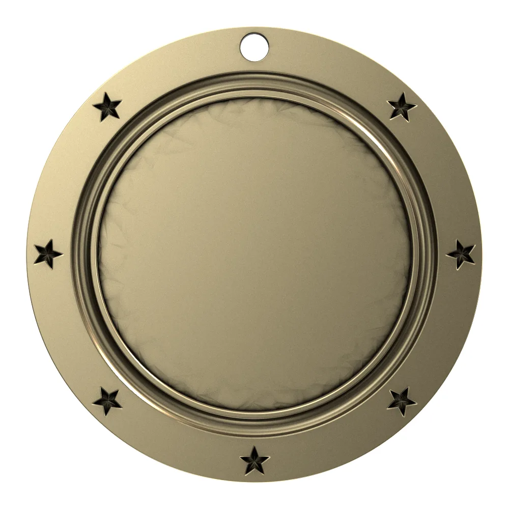 Antique Swimming World Class Medallion (3") view 2