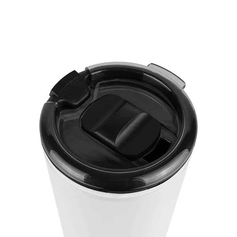 White With Black Lid
