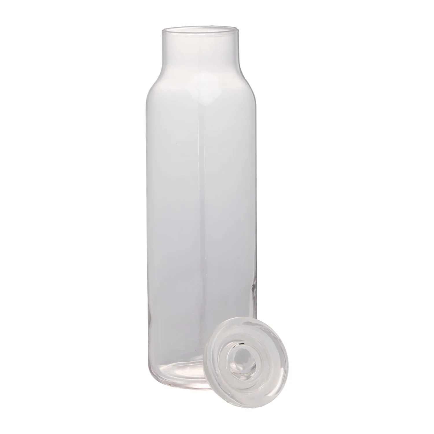 Libbey 24 oz Glass Water Bottle with Press-On Lid view 5