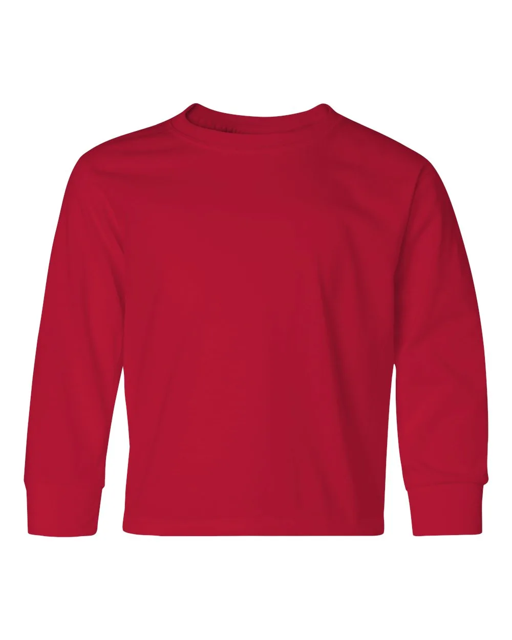 Jerzees® Dri-Power® Youth Long Sleeve 50/50 T-Shirt view 6
