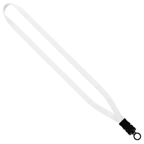 1/2" Dye-Sublimated Stretchy Elastic Lanyard with Plastic Snap-Buckle Release view 2