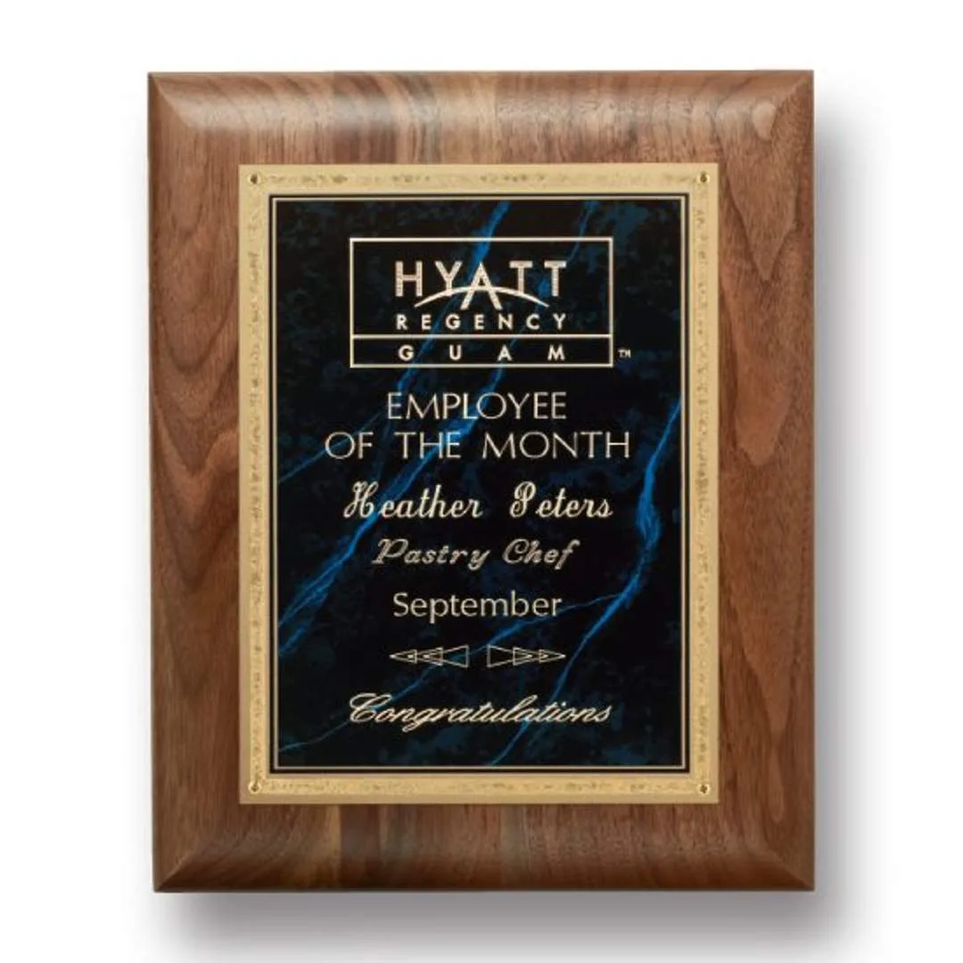 Gemstone Walnut Plaque — Gemstone Walnut Plaque