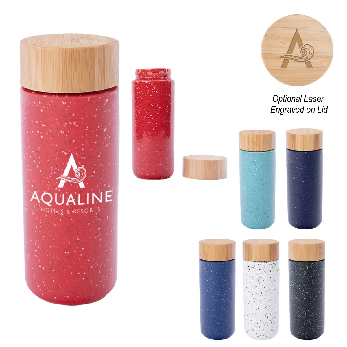 10 Oz. Speckled Ceramic Tumbler view 2