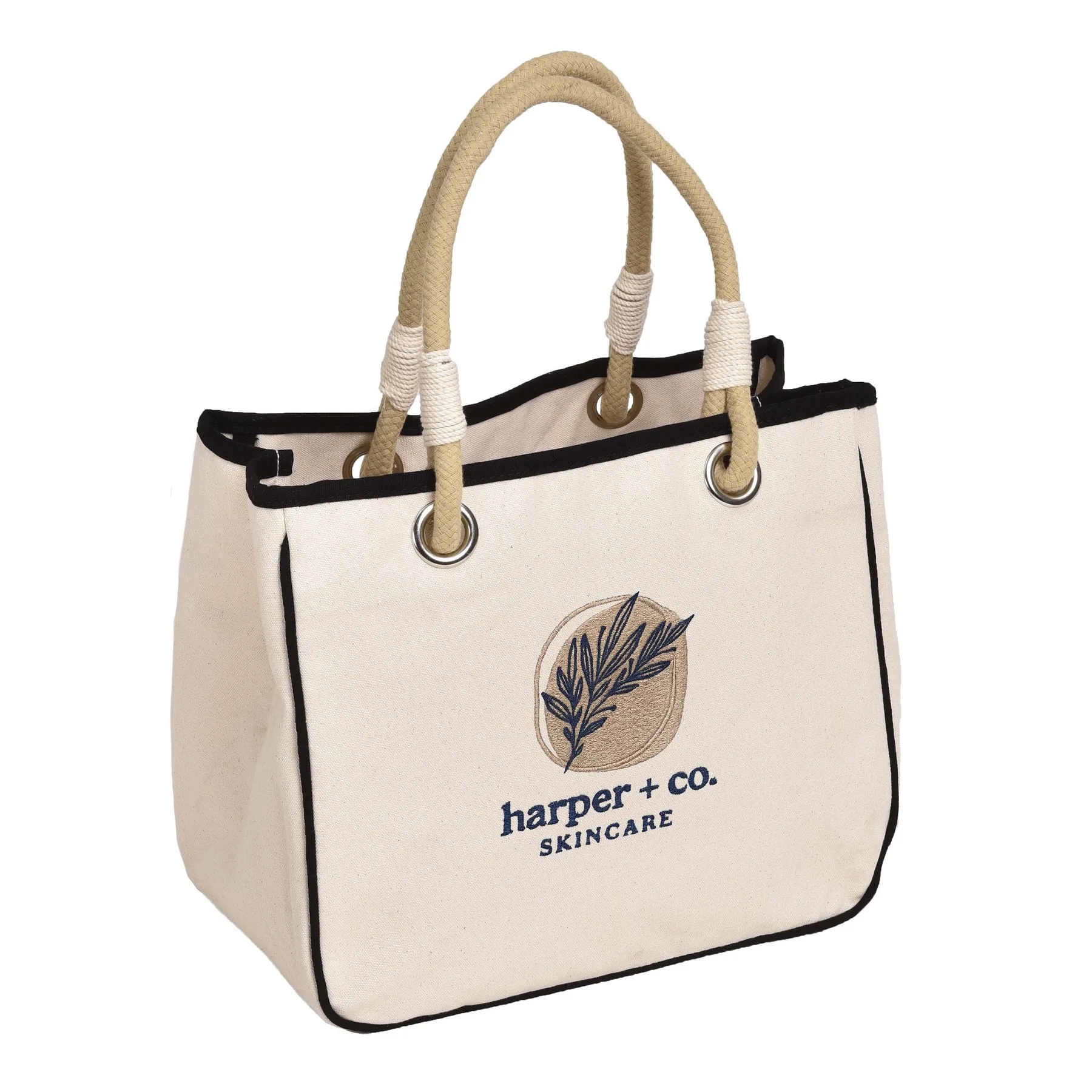Rope Tote with Embroidery view 6