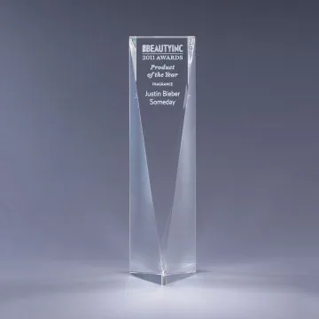 6" Excelsior Crystal Award view 2