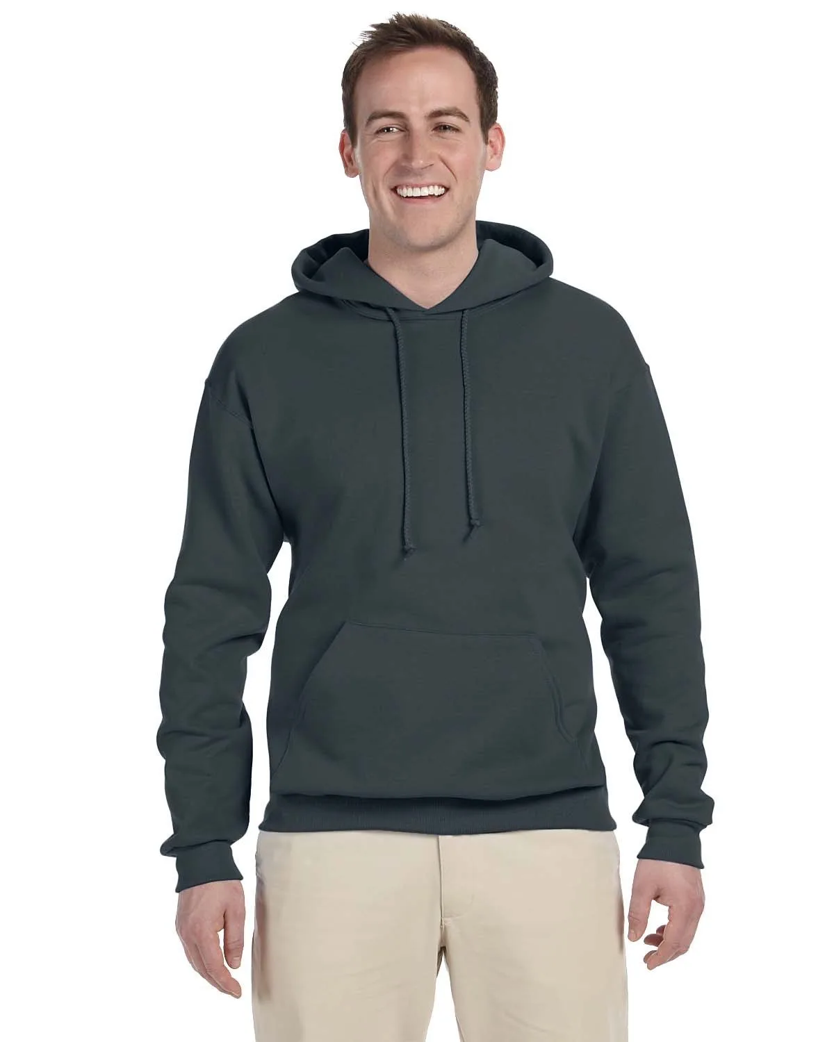 Jerzees Adult NuBlend® Fleece Pullover Hooded Sweatshirt view 4