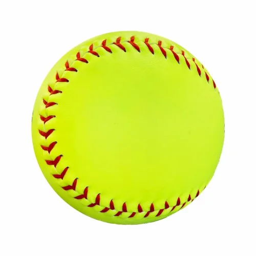 CHAMPRO Optic Yellow Synthetic Leather Softball view 2
