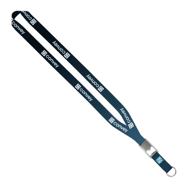 IMPORT 3/4" Dye Sublimated Lanyard with Bottle Opener