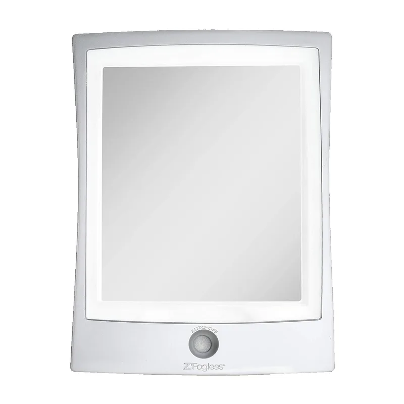 Zadro Fogless LED Light Shower Mirror - Silver