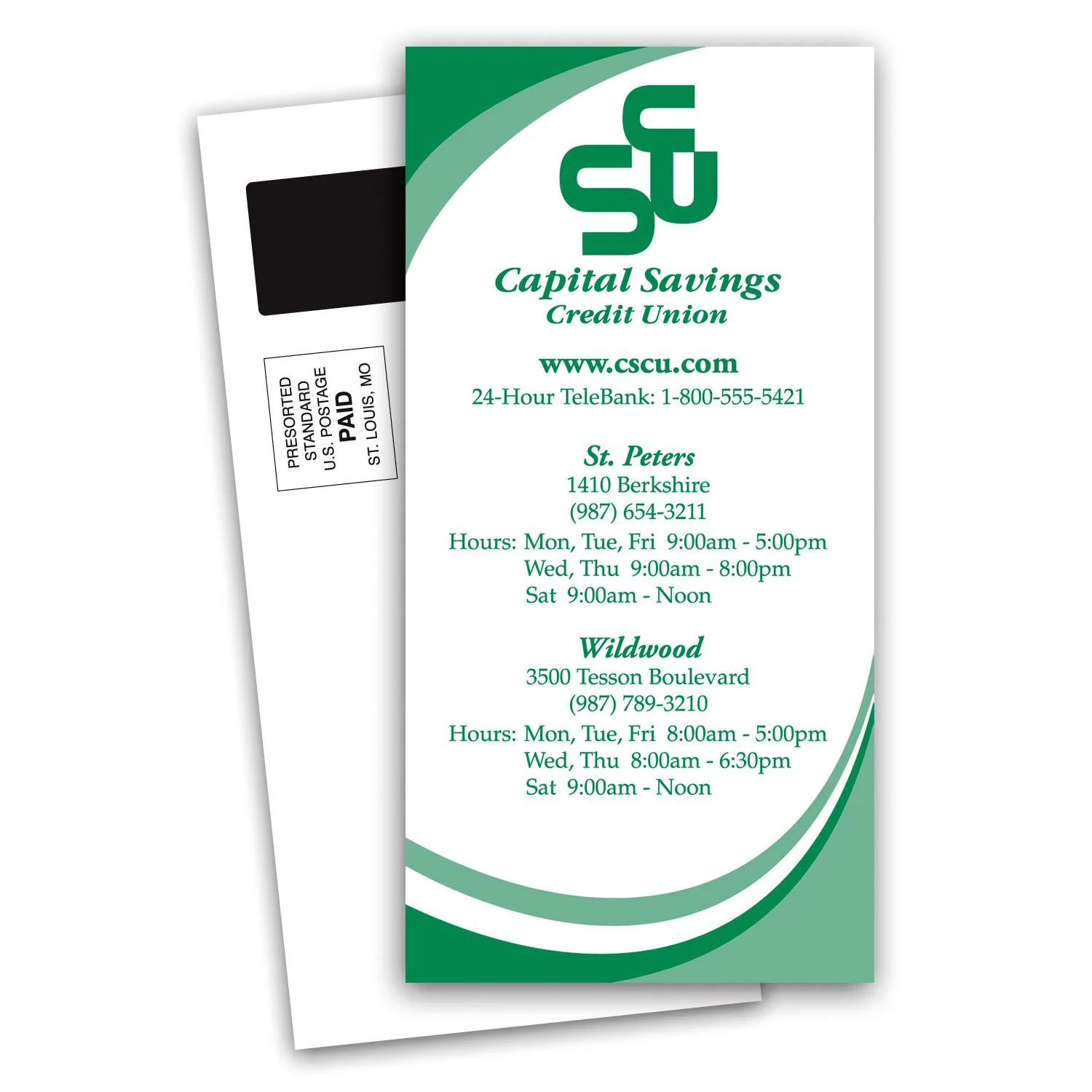 Magnetic Stick Up Card