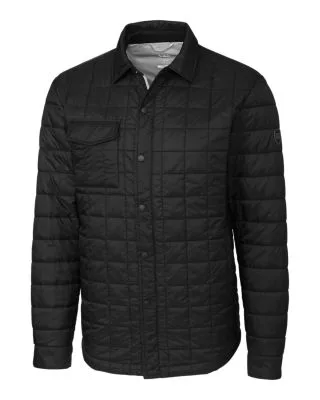 Cutter & Buck Rainier PrimaLoftÂ® Mens Eco Insulated Quilted Shirt Jacket view 2