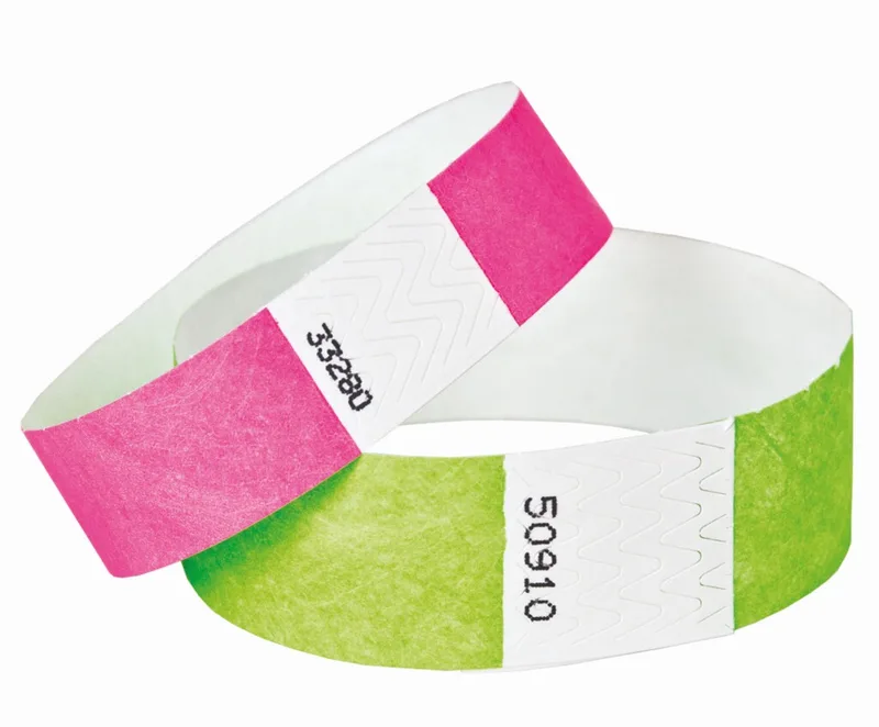 3/4" Tyvek Bracelet (Black Imprint ONLY)