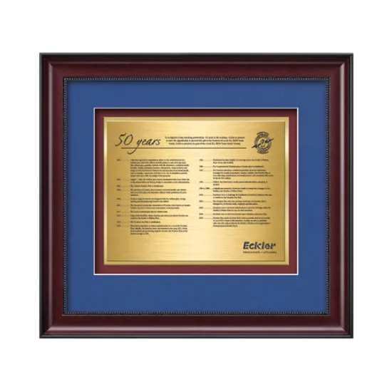 Caprera Certificate TexEtch - Mahogany