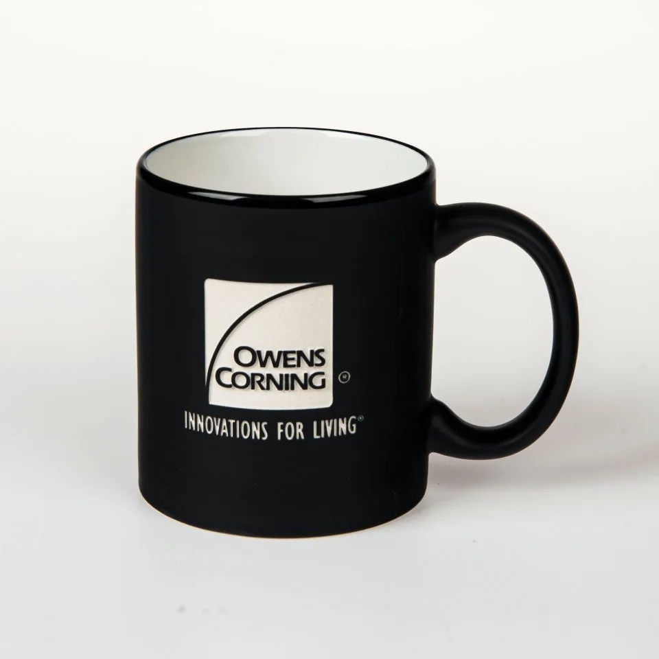 11 Oz. Mondrian Ceramic Mug w/White Interior