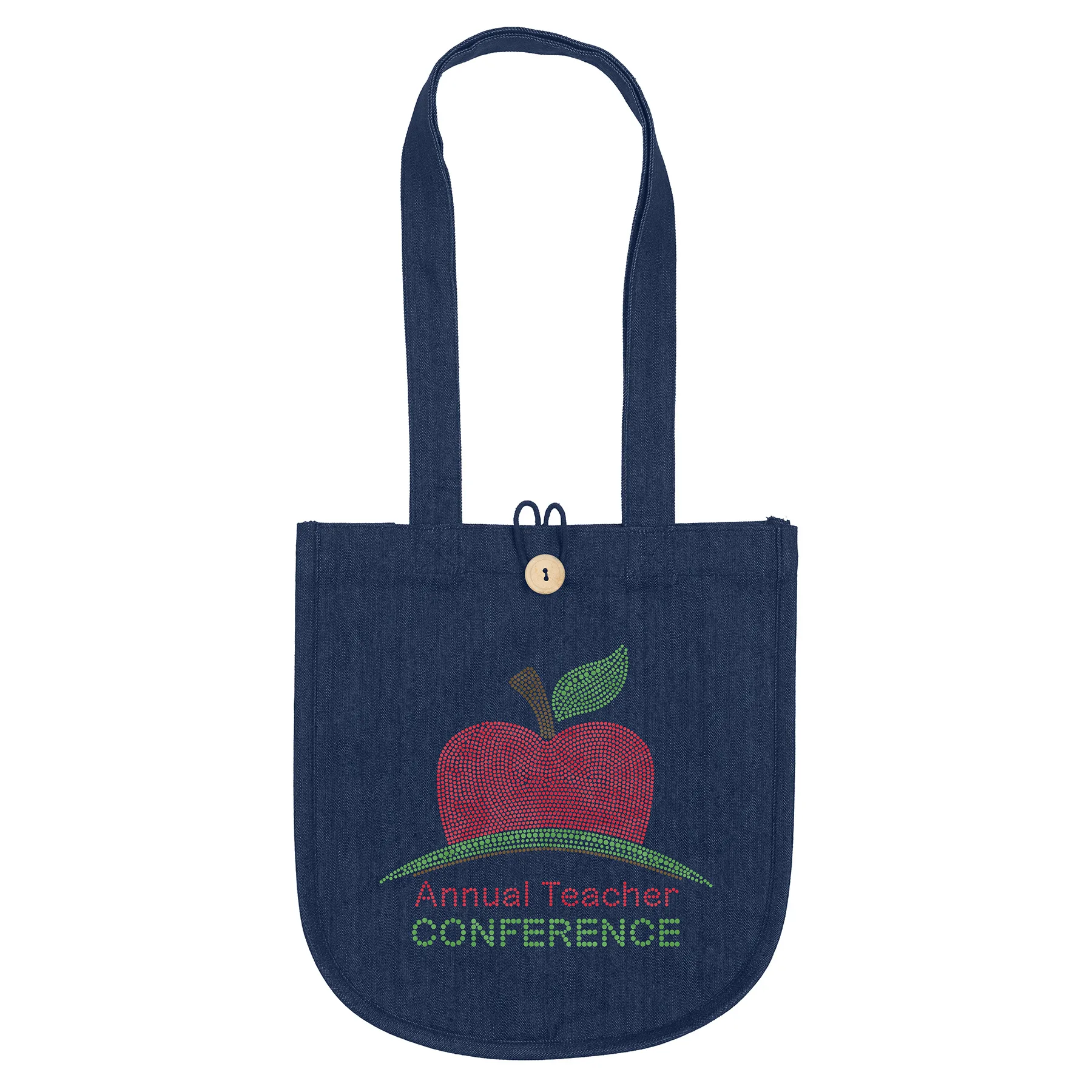 MB™ - Denim Tote - Sparkle (12" x 5" x 13")