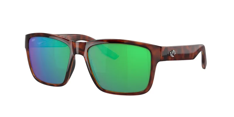 Costa Del Mar Paunch Sunglasses - (Frame) Tortoise; (Lens) Green Mirror 580P