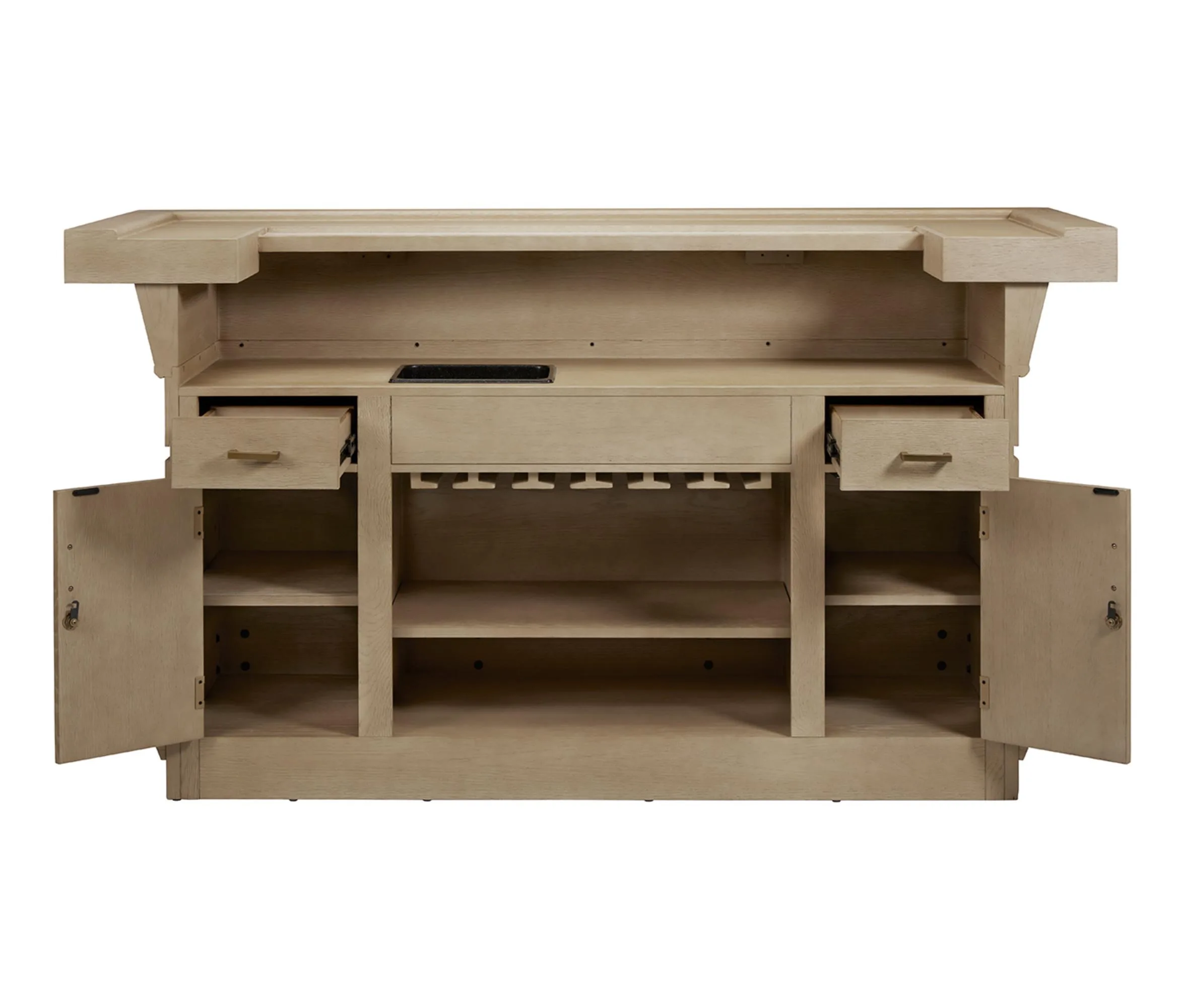 Escalade Sports American Heritage - Port Royal Home Bar - White Oak