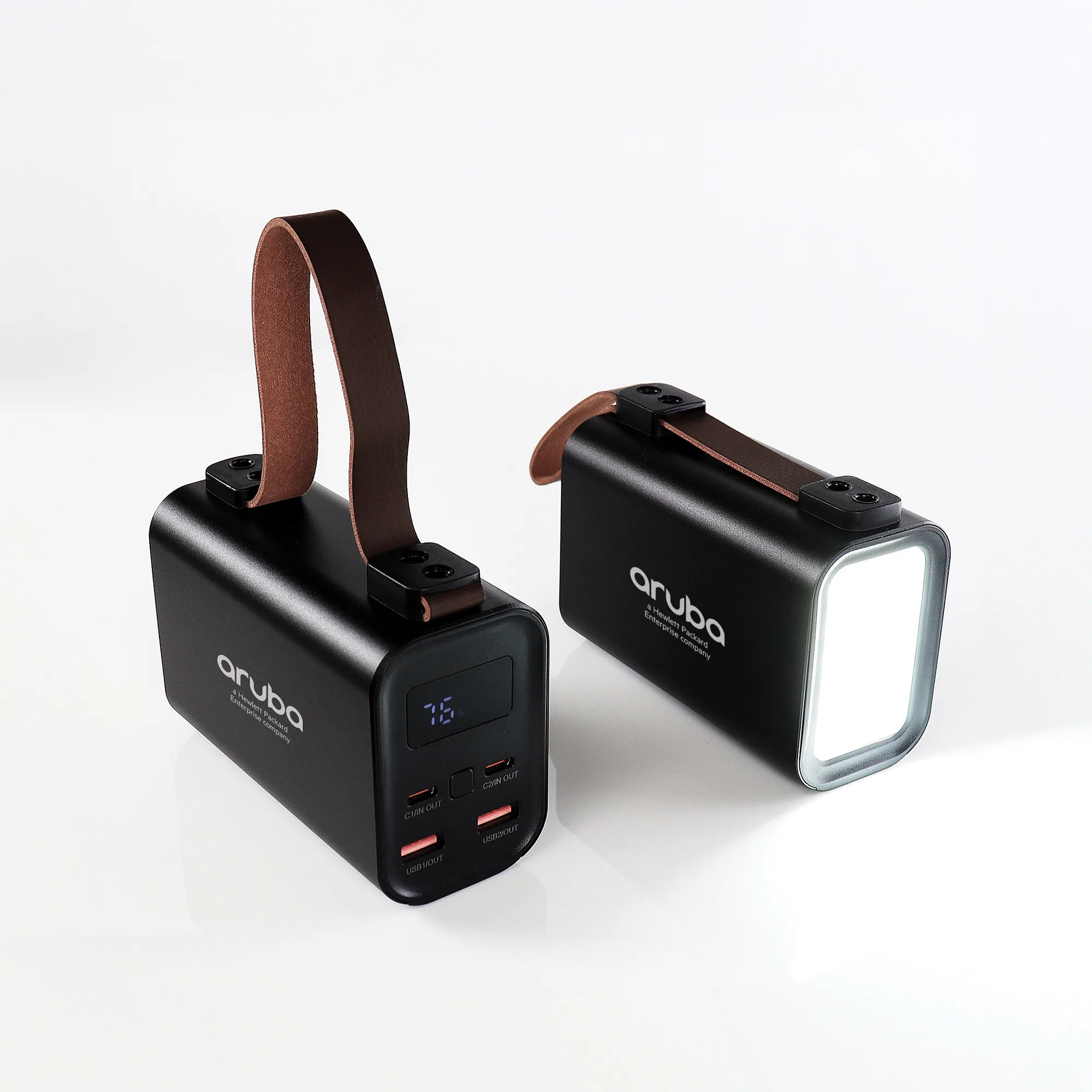 Venture, 130W Tablet/Laptop Charging Power Bank with Dual Type-C and USB Ports