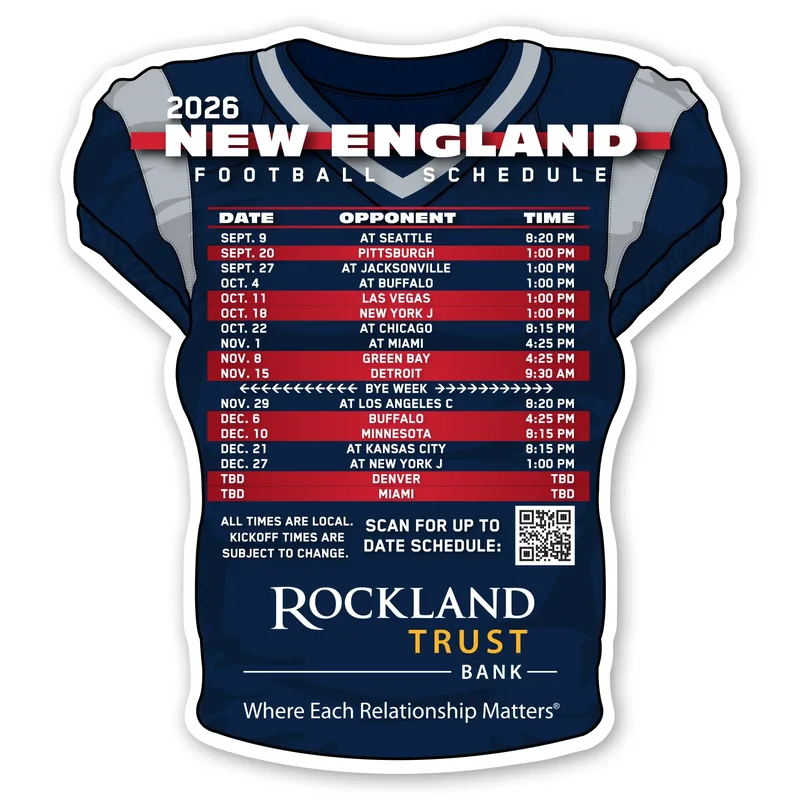 Football Schedule Magnet