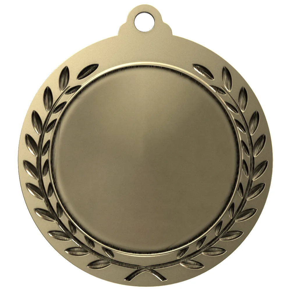 Antique' Music Wreath Award Medallion (2-3/4") view 2