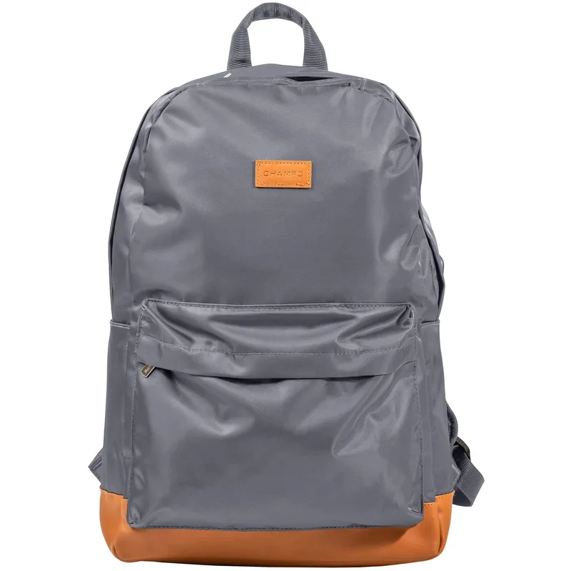Champs Luggage The Every Day Backpack w/Usb Port Size 19" X 13" X 7" - Gray