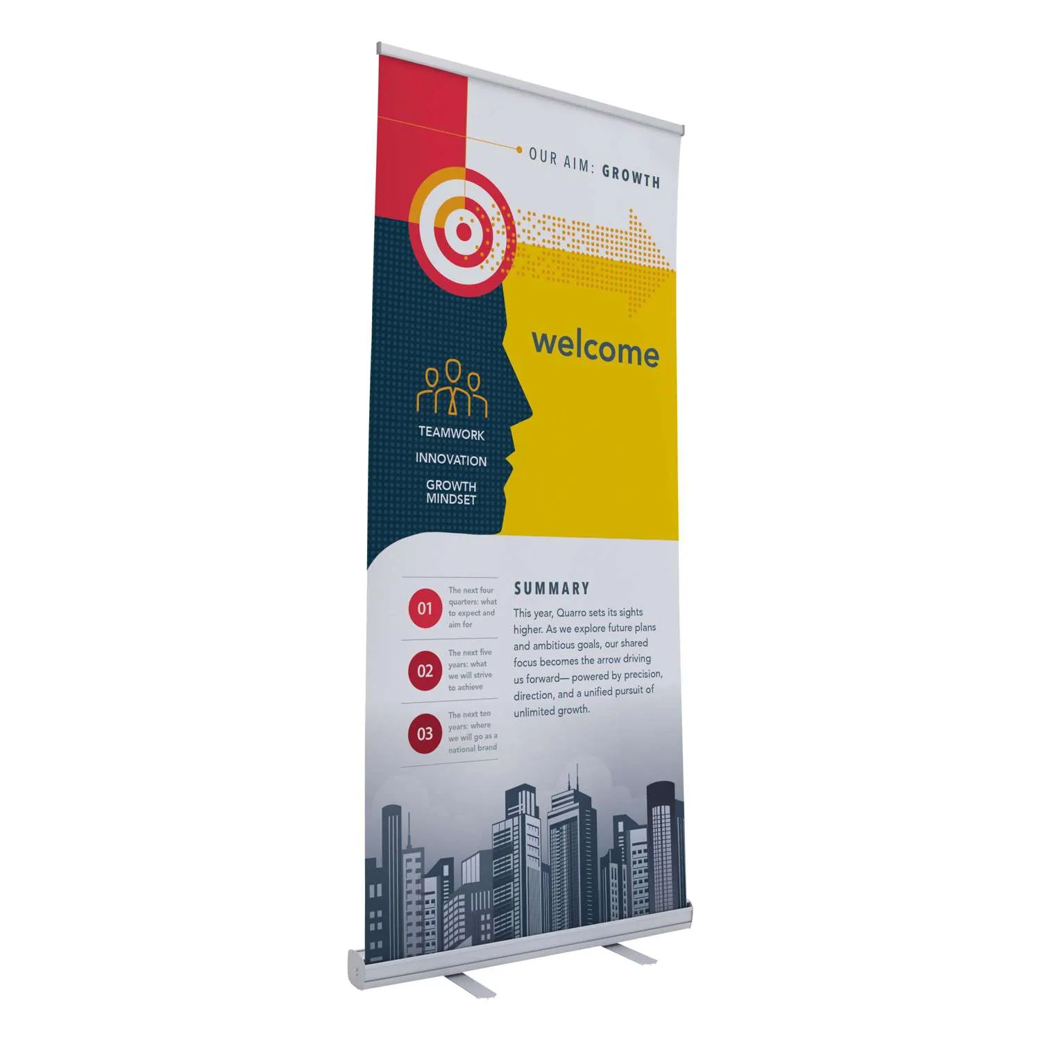 36" Economy Retractor Kit (No-Curl Hybrid Media)