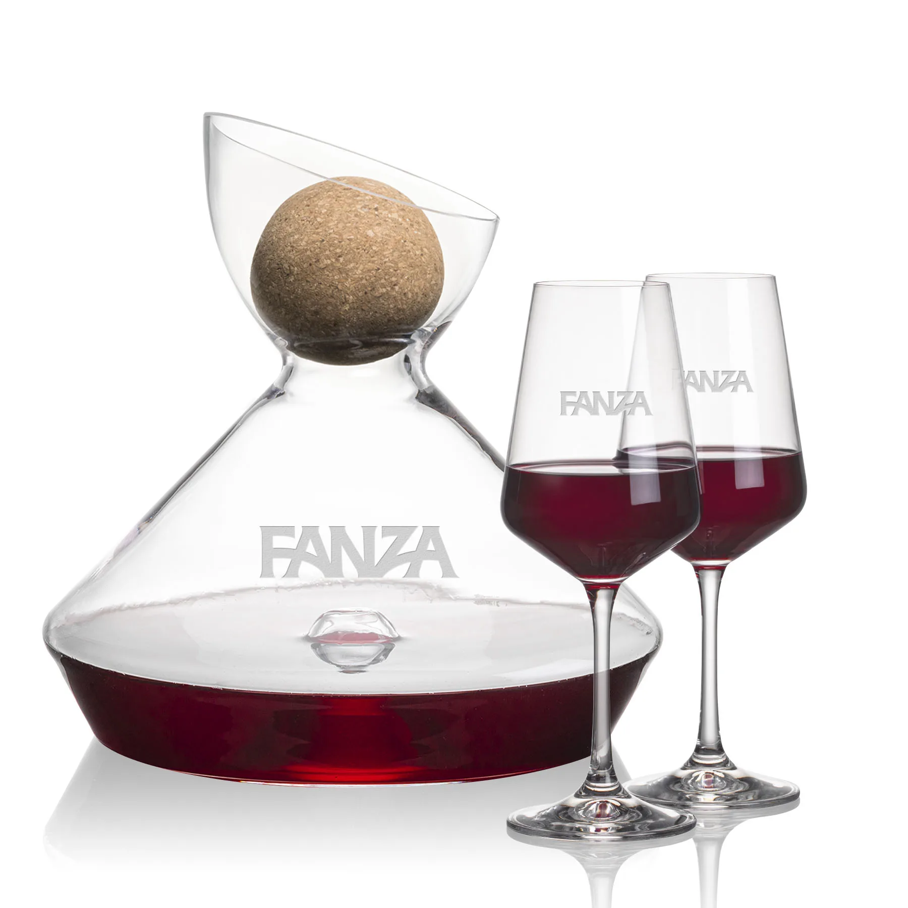 Carafe & 2 Wine