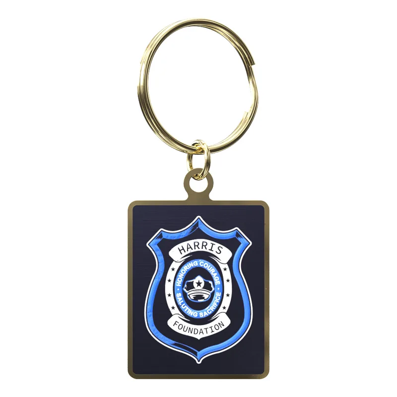 Vibraprint® Bright Rectangle Key Tag (1-1/8" x 1-1/2")
