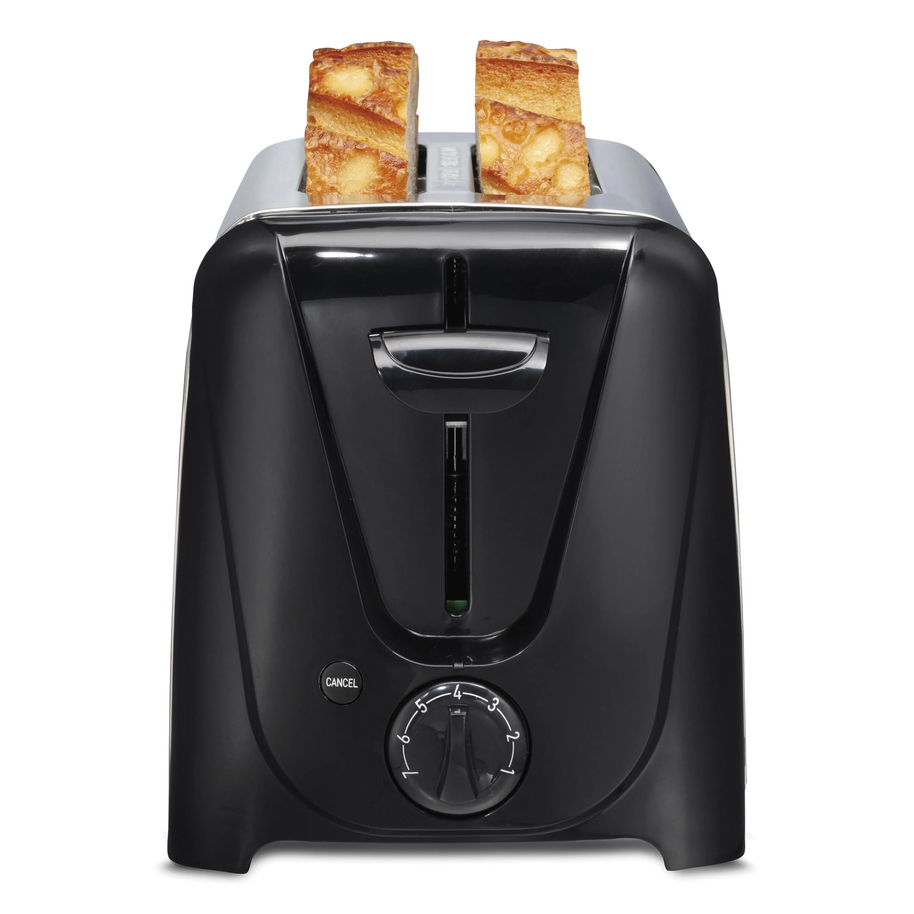 Proctor Silex 2 Slice Metal Toaster Built-In Cord Wrap 7 Toast Shades Auto Shutoff Cancel Button