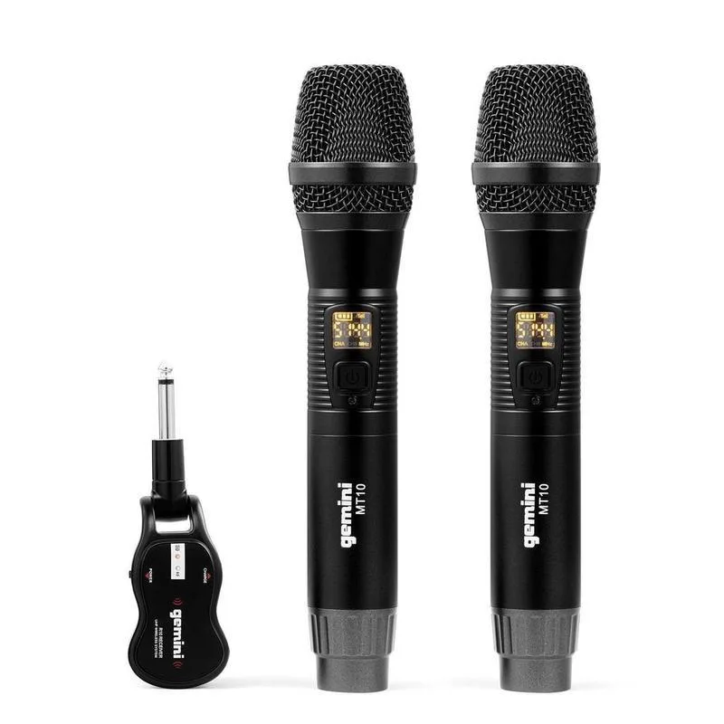 Gemini Uhf Dual Wireless Microphone System