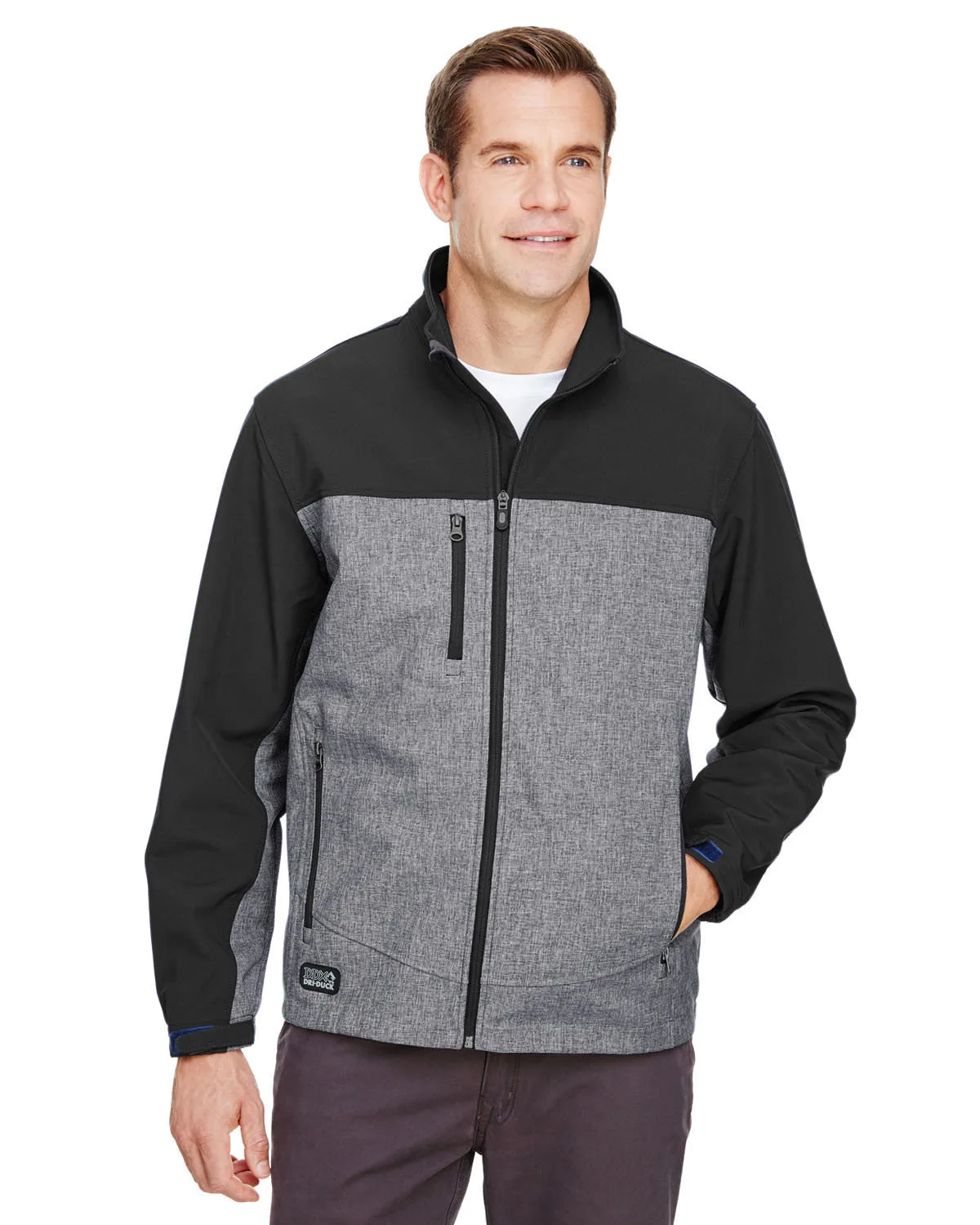 DRI DUCK Men's Poly Spandex Motion Softshell Jacket view 2