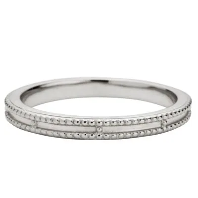 Jilco Inc Eternal Milgrain Ring - Size 8