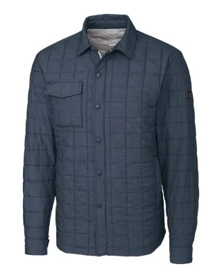 Cutter & Buck Rainier PrimaLoftÂ® Mens Eco Insulated Quilted Shirt Jacket view 7