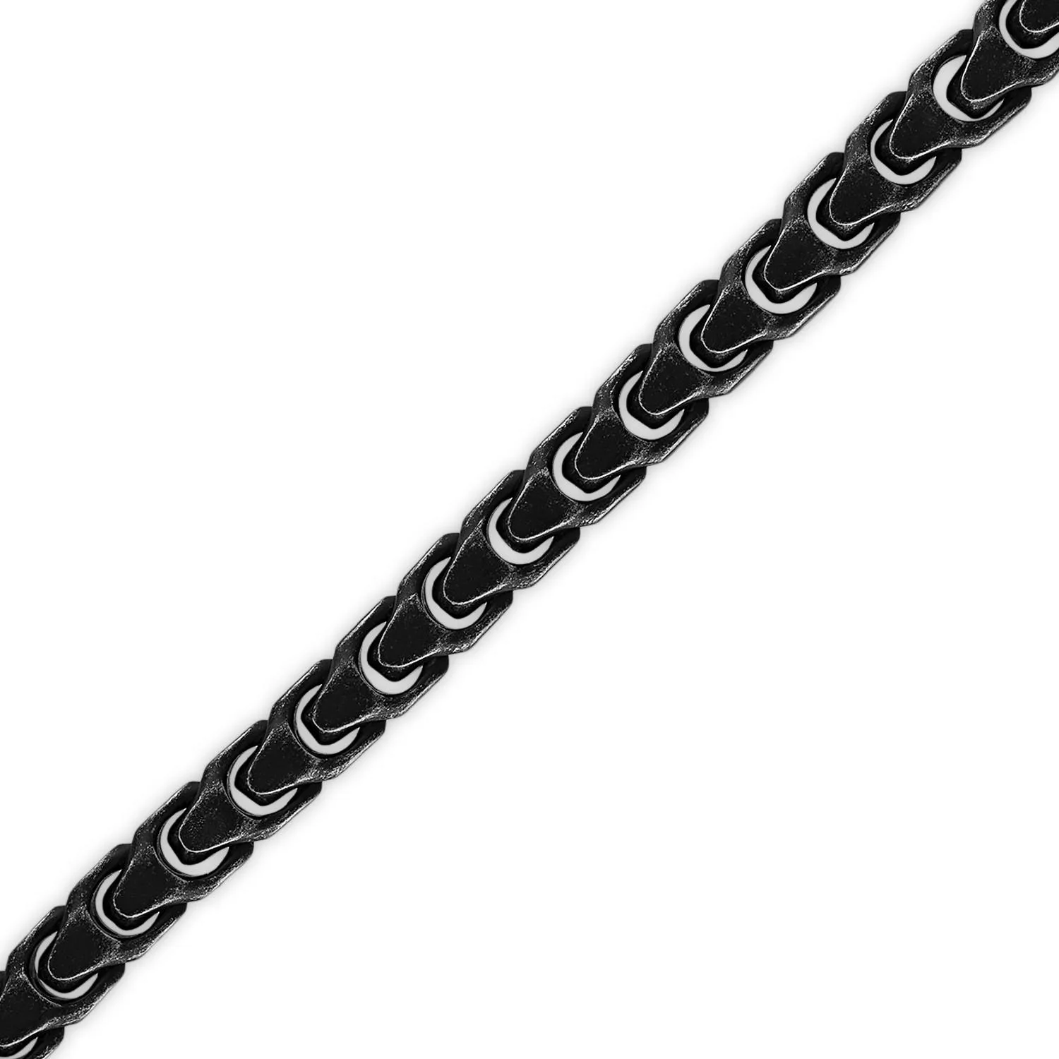 Bulova Jewelry Link™ 8MM Black Stainless Steel Bracelet - Large