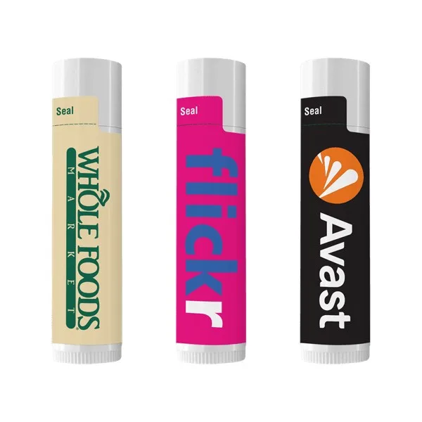 Natural Lip Moisturizer with Organic Ingredients in White Tube view 2