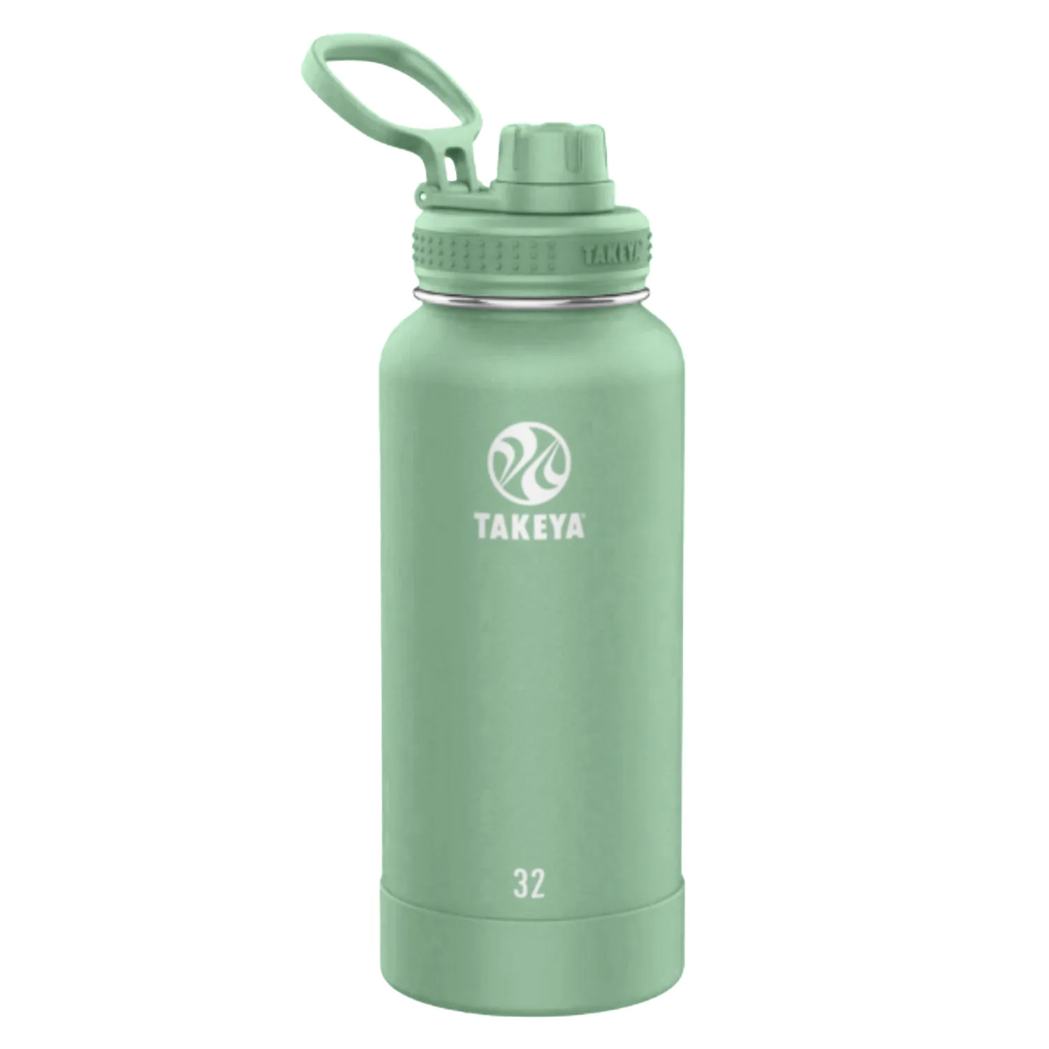 32 oz Takeya® Stainless Steel Insulated Active Water Bottle w/ Spout Lid view 4
