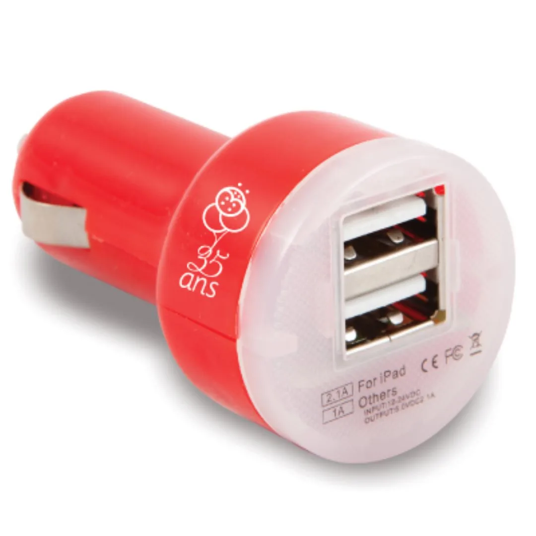 Mini 2 Port Car Charger — Mini 2 Port Car Charger