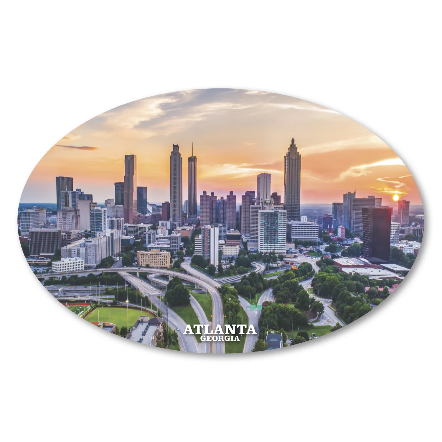 Oval Cityscape