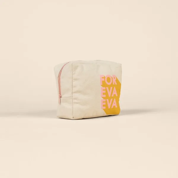 Natural Canvas Beige Logo Angle