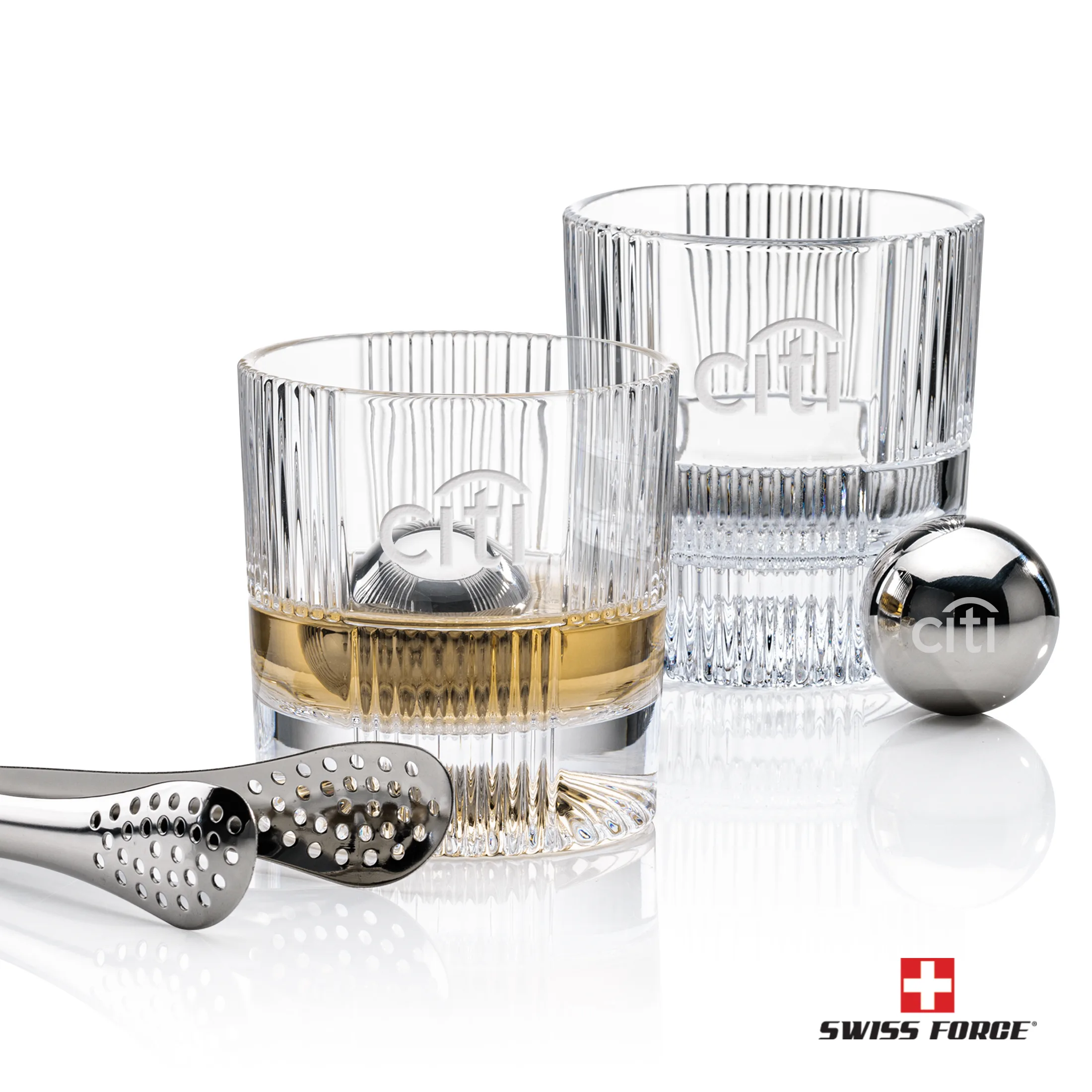 Swiss Force® S/S Balls & Glasses Set