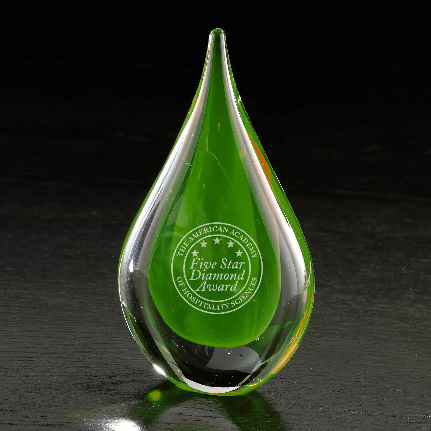 Fusion Art Glass Award w/ Black Base view 4
