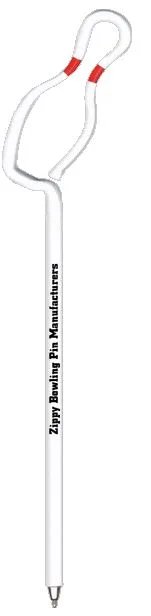 Bowling Pin Multi-Color Inkbend Standard, Bent Pen