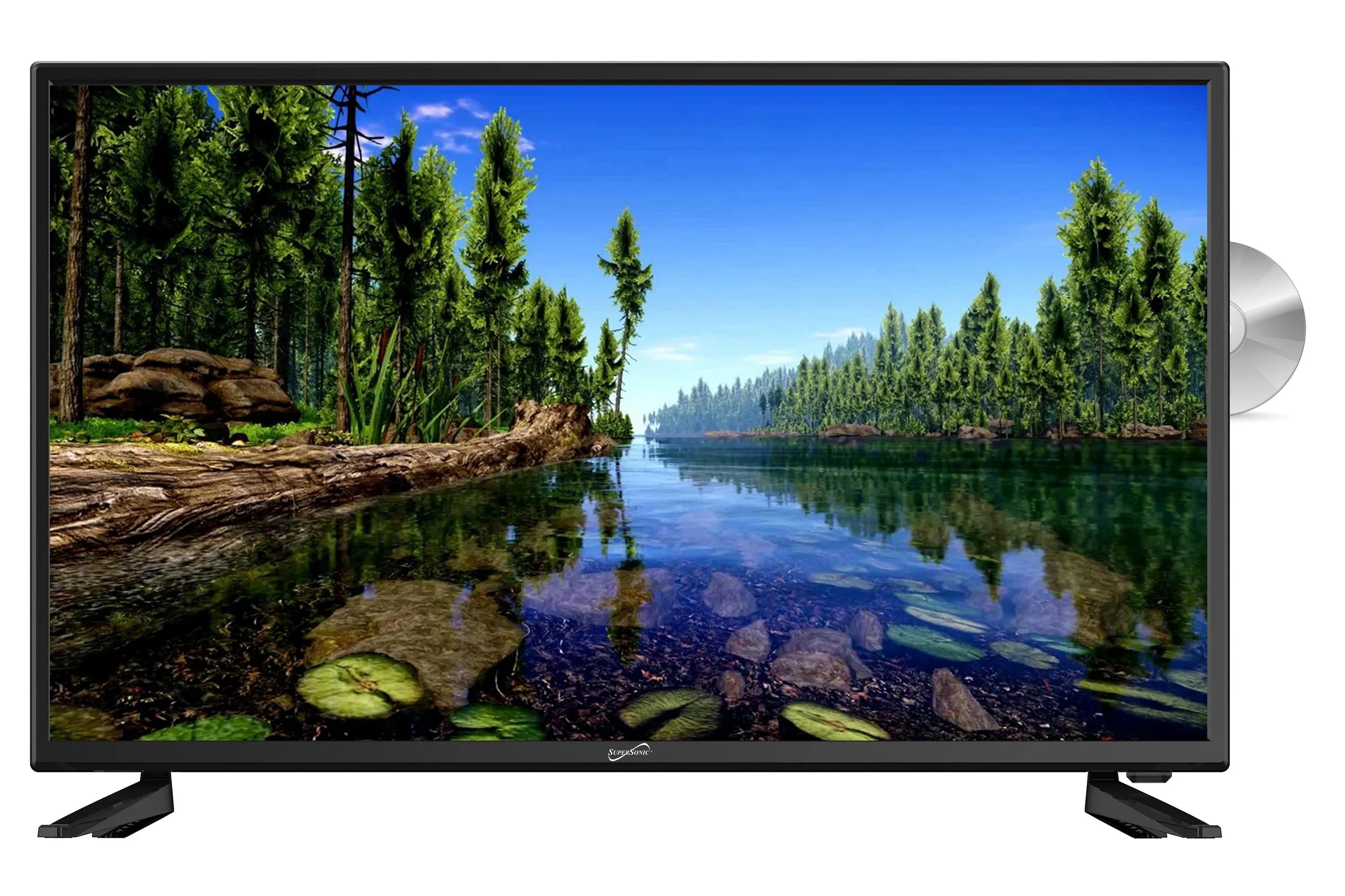 Supersonic® 32" Widescreen LED HDTV w/DVD Player