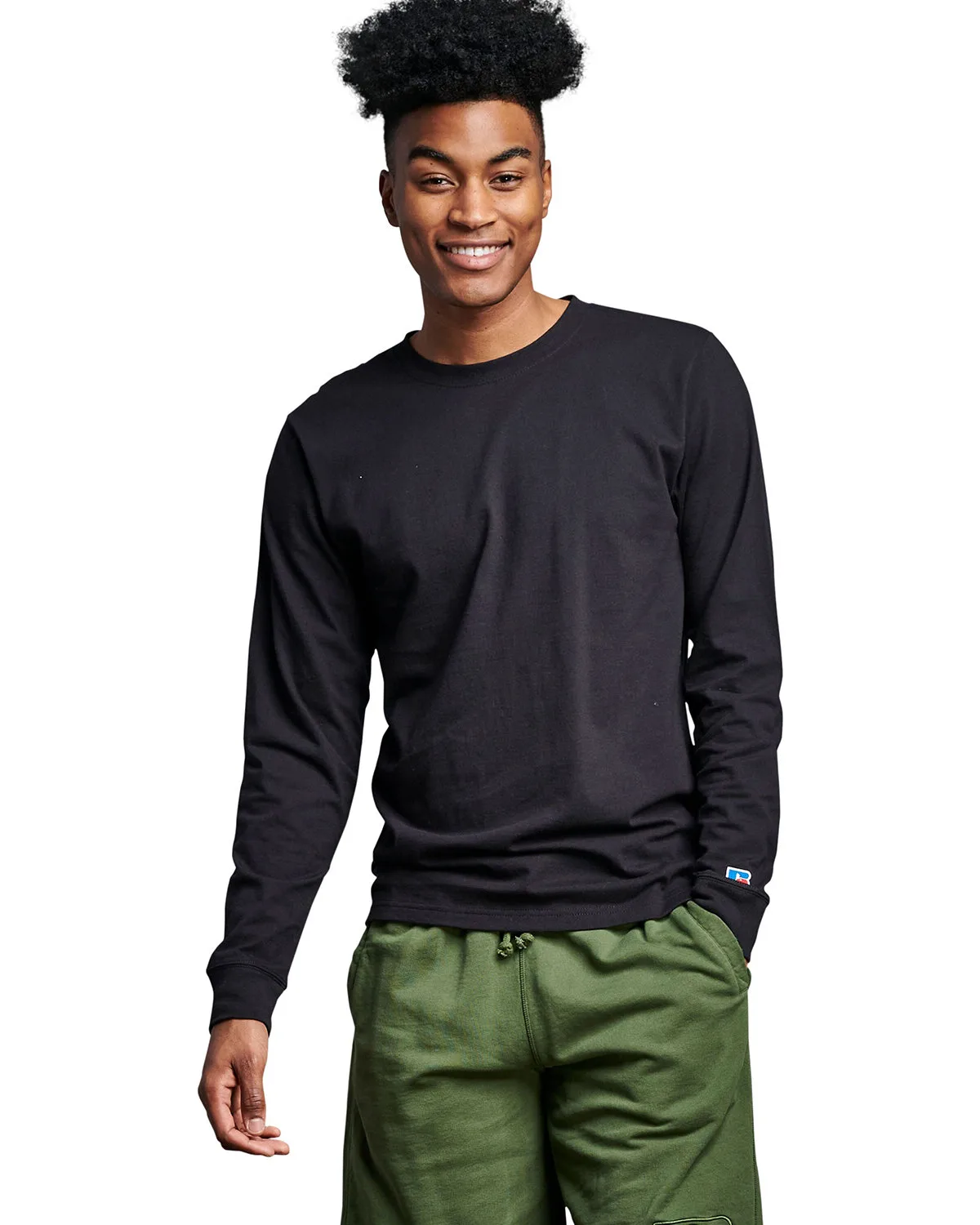 Russell Athletic Unisex Cotton Classic Long-Sleeve T-Shirt view 2