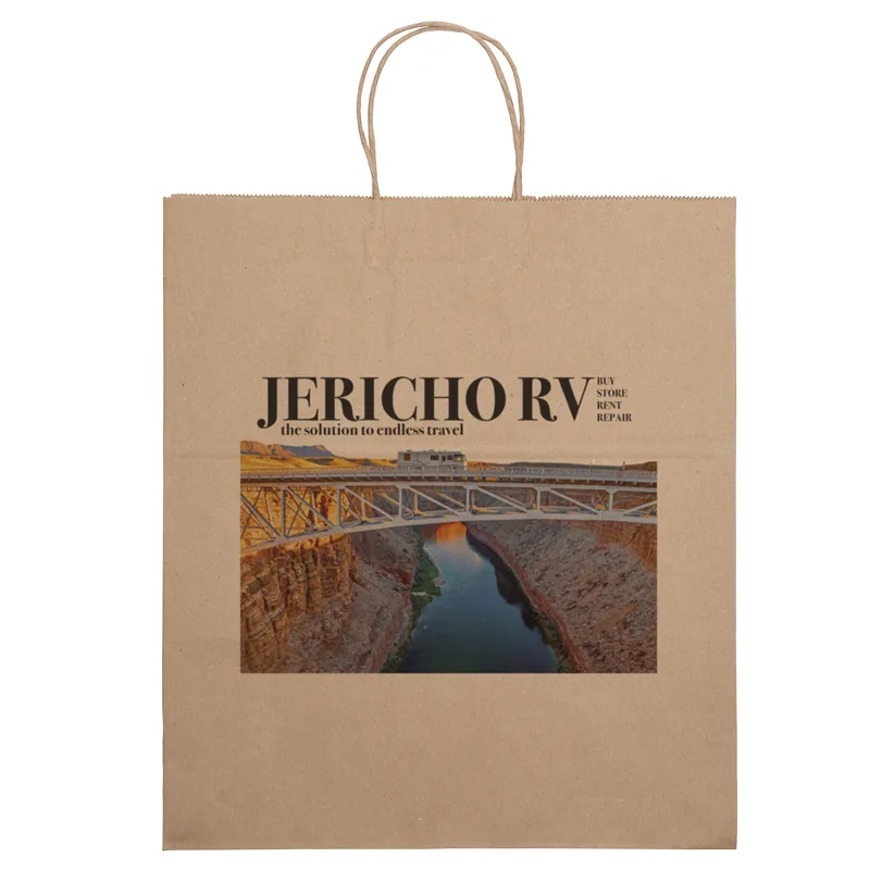 Eco Brute - Kraft-Brown Shopper - Chromatic (14" x 10" x 15 1/2")