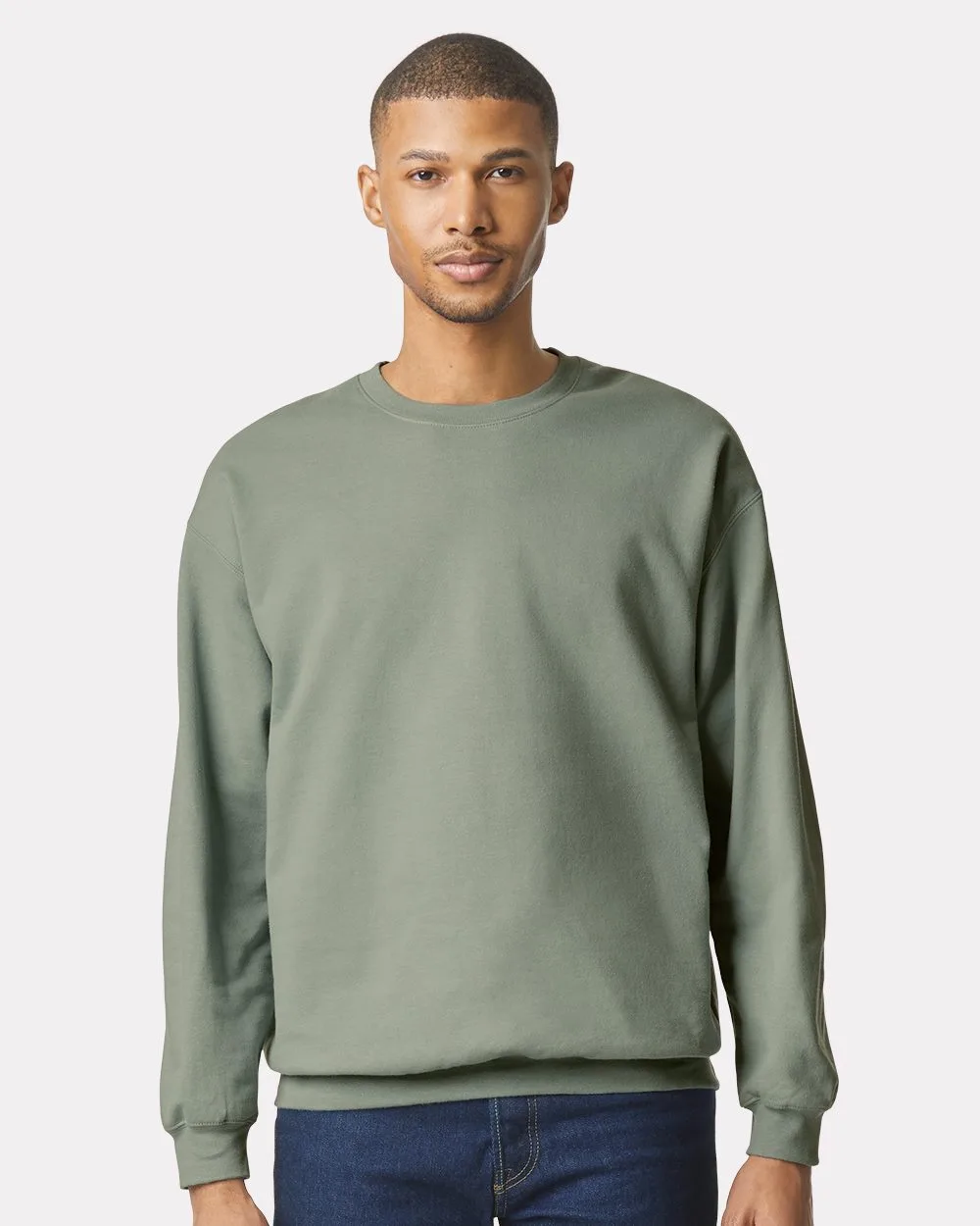Gildan Adult Softstyle® Fleece Crew Sweatshirt view 2