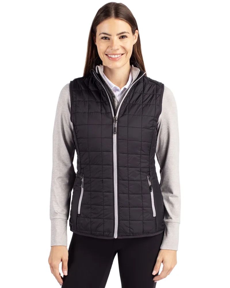 Cutter & Buck Rainier PrimaLoft® Womens Eco Insulated Full Zip Puffer Vest