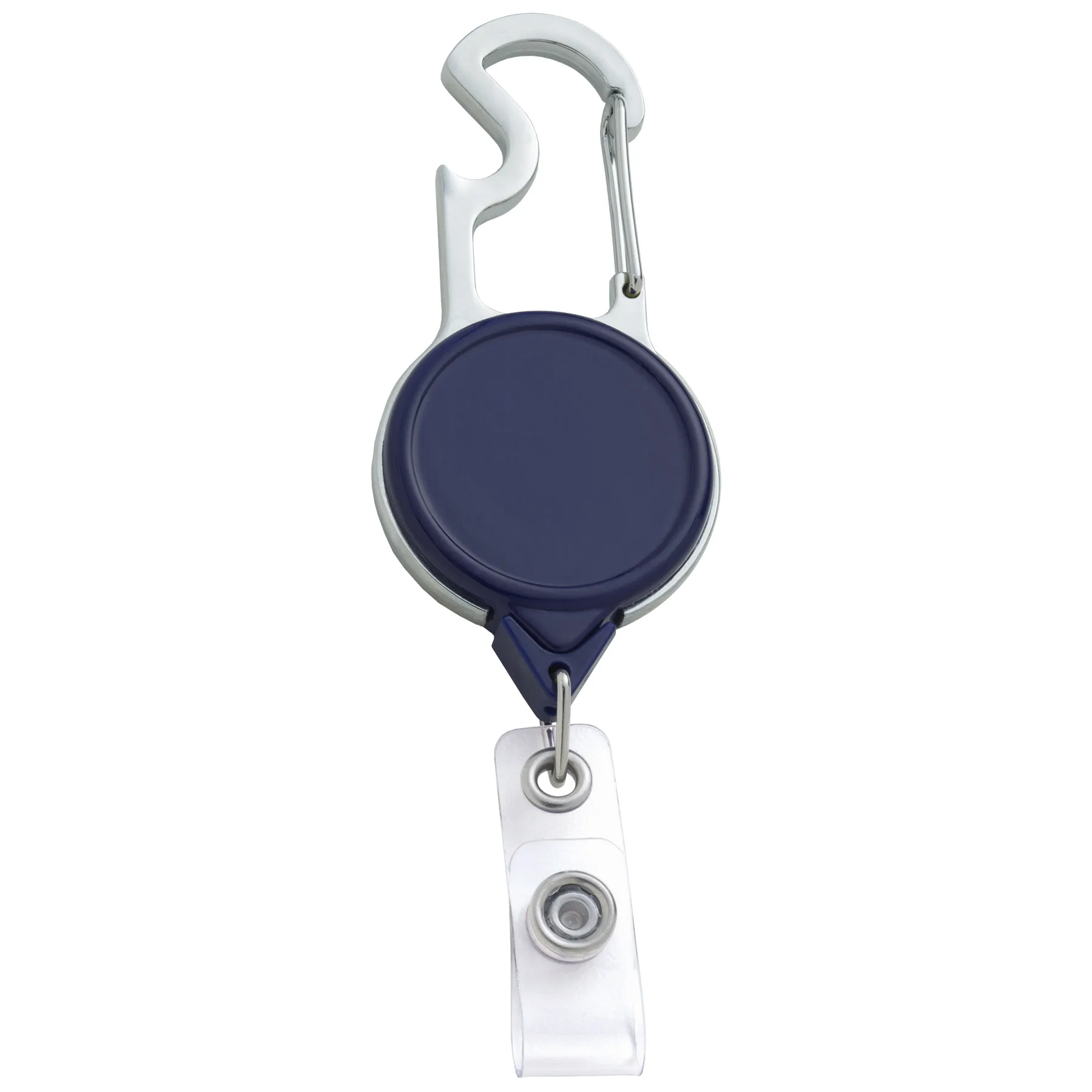 Carabiner Bottle Opener Retractable Badge Reel view 2
