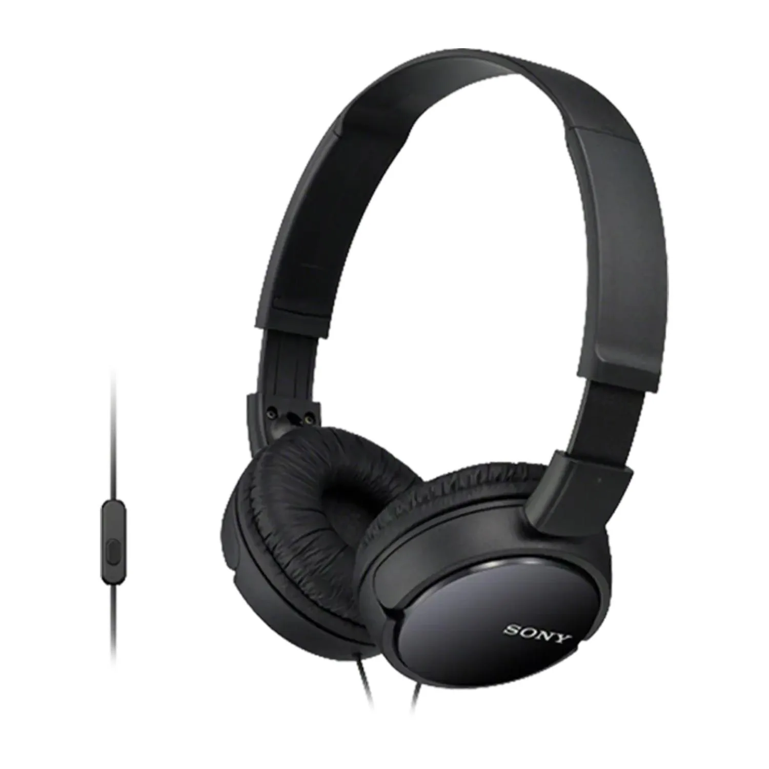 Sony® Wired On-Ear Headphones with Microphone view 2