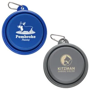 Feed 'N Go Collapsible Pet Bowl with Carabiner view 2